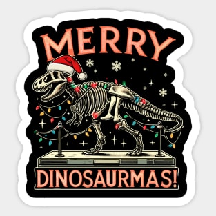 Funny Dinosaur Gifts Men Women Kids Dinosaur Ugly Christmas Sticker